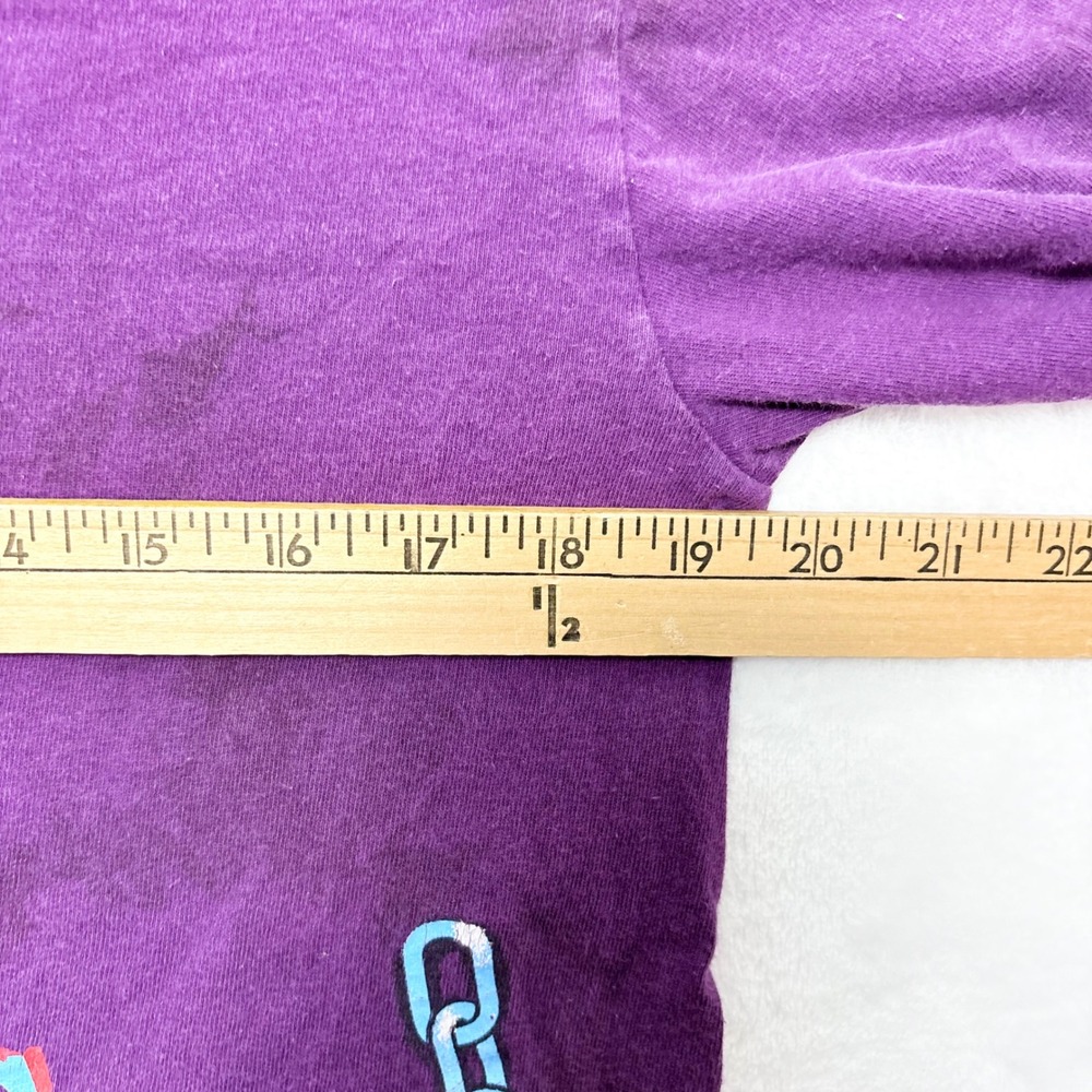 Broken Promises x Samborghini Can't Escape These Feelings‎ Purple Tie Dye Tee M - Picture 3 of 9